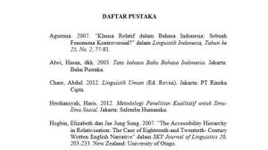 cara membuat daftar pustaka