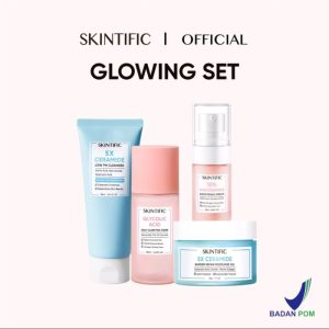 urutan skincare skintific glowing set