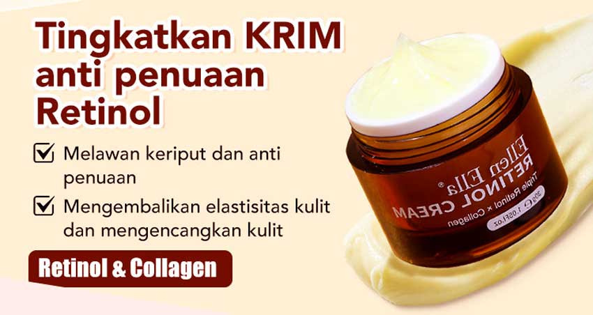 krim anti penuaan retinol