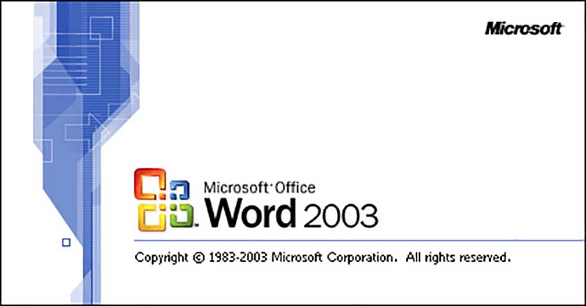 tampilan Microsoft Word 2003
