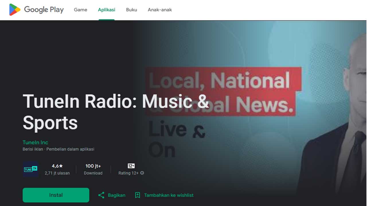 Aplikasi TuneIn Radio: Solusi Streaming Radio Online Terbaik di Era Digital