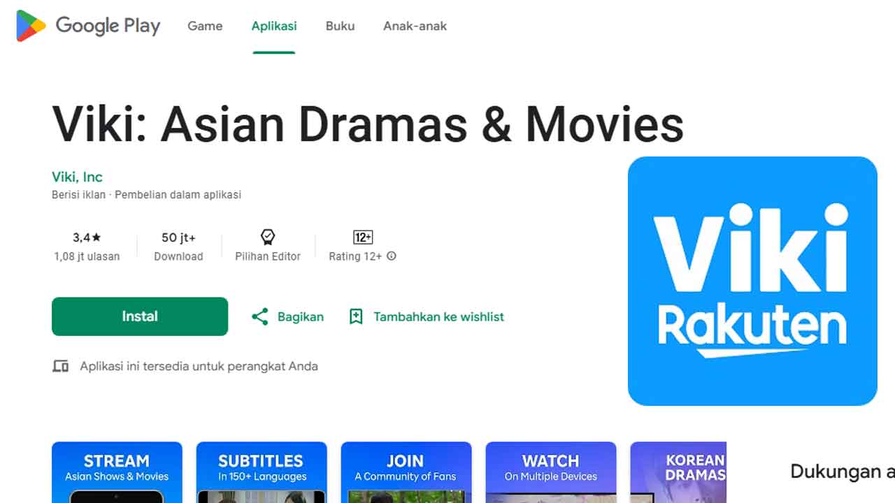 Aplikasi Viki: Platform Streaming Drama Asia dengan Subtitle Multibahasa