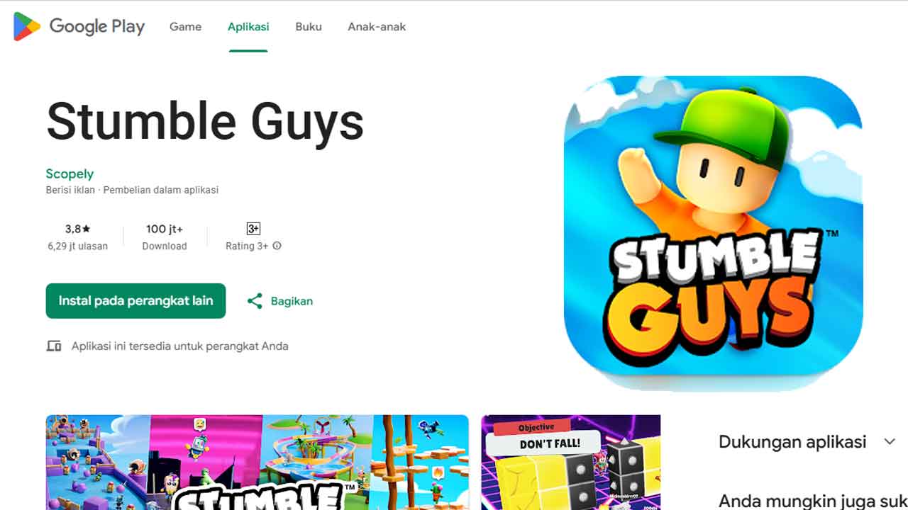 Mengenal Lebih Dekat Aplikasi Game Stumble Guys: Serunya Petualangan Multiplayer di Perangkat Mobile