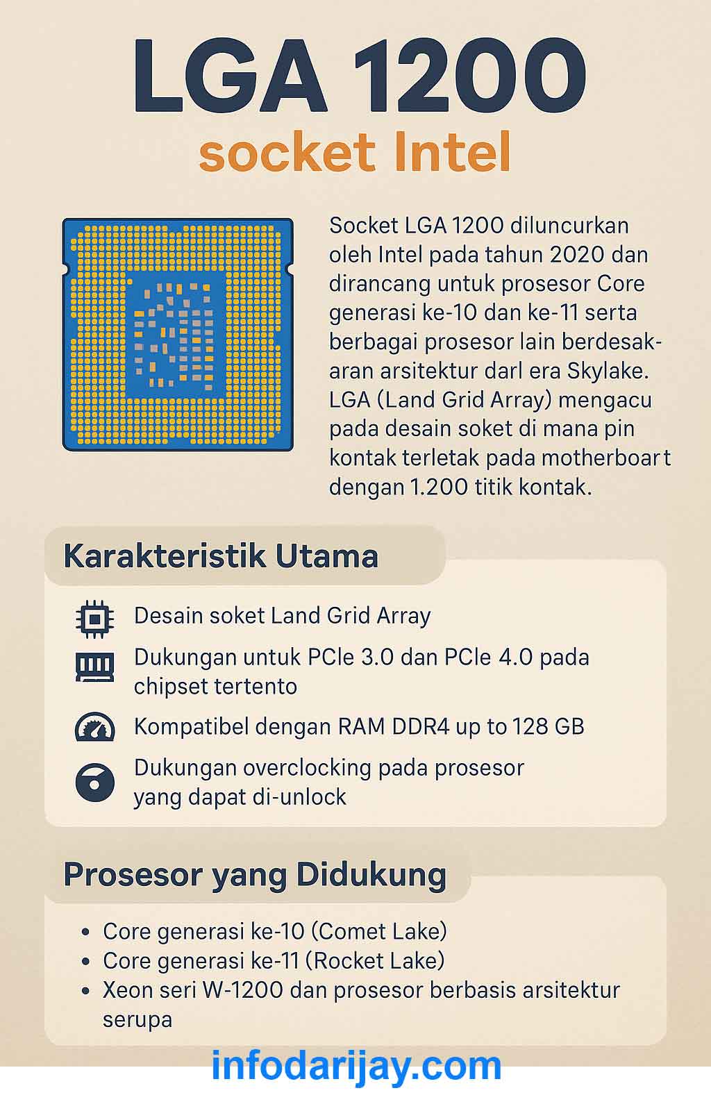 inforgrafis Socket Intel LGA 1200