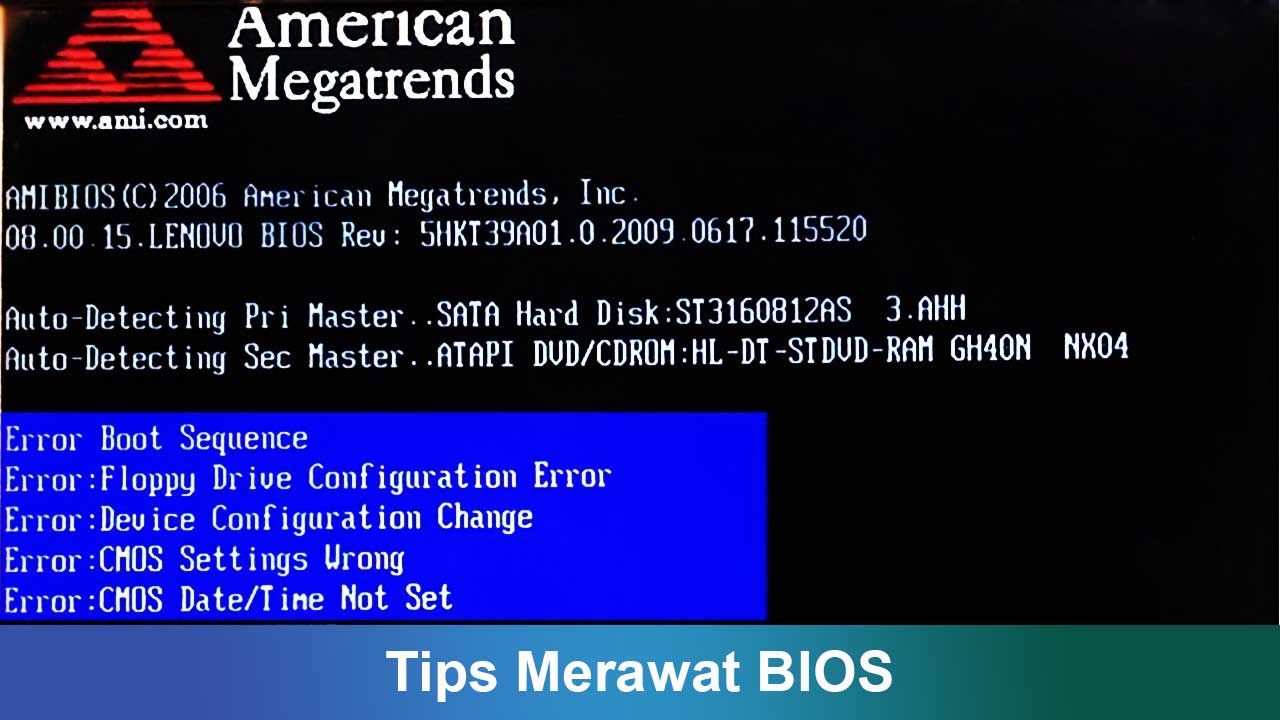 Tips Merawat BIOS