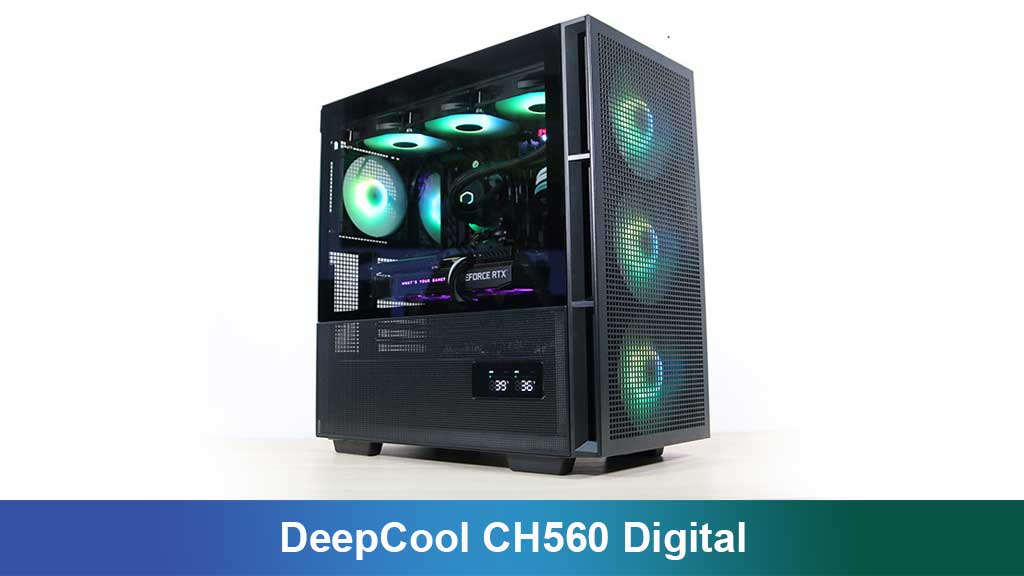 DeepCool CH560 Digital: Casing PC Futuristik untuk Gamer dan Kreator Konten