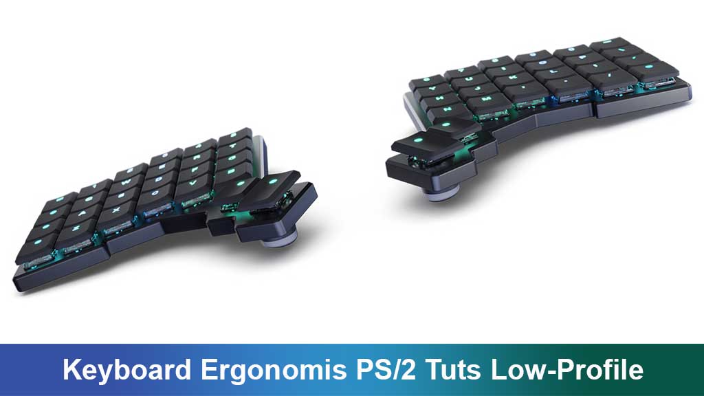 Keyboard Ergonomis PS/2 Tuts Low-Profile: Solusi Nyaman untuk Produktivitas Maksimal